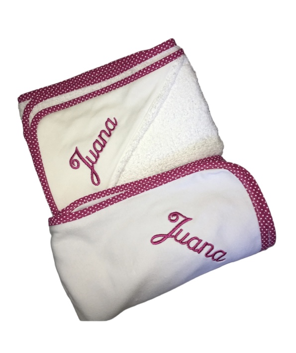 Set Juana: Manta + toallón personalizado Set Juana: Manta + toallón personalizado
